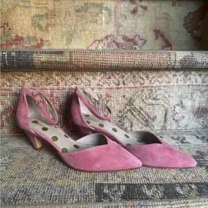 Boden Pink Suede Women's Heels